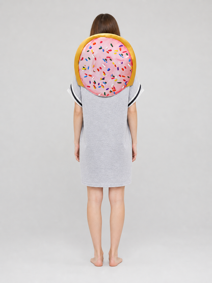 Donut-Shaped Headpiece for a Costume Party
