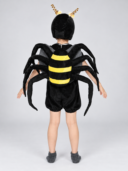 Kids' Spider Carnival Costume with Legs and Headpiece