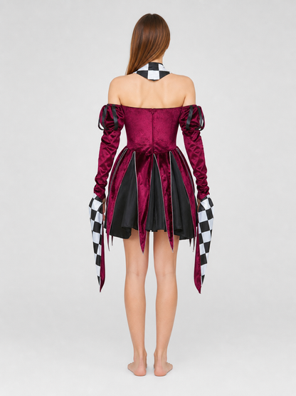 Retro Court Ball-Style Dress for Cosplay