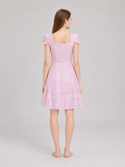 Pink cosplay dress from Wicked 2