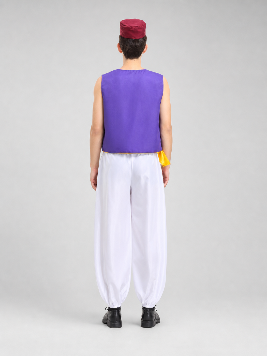Aladdin Costume with Vest, Harem Pants, and Sash