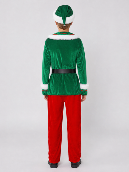 Christmas Character Costume with Hat and Belt