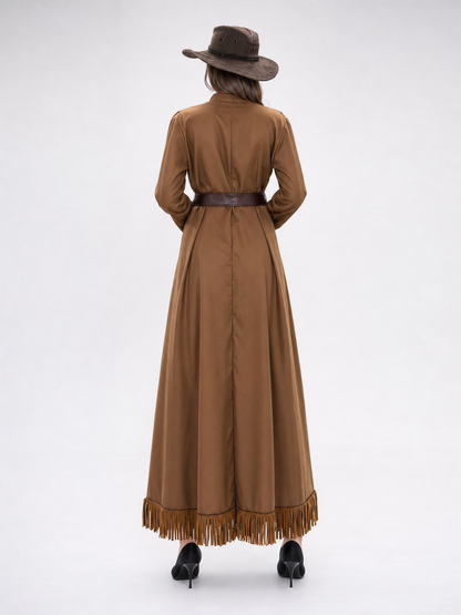 Western-style carnival dress with hat