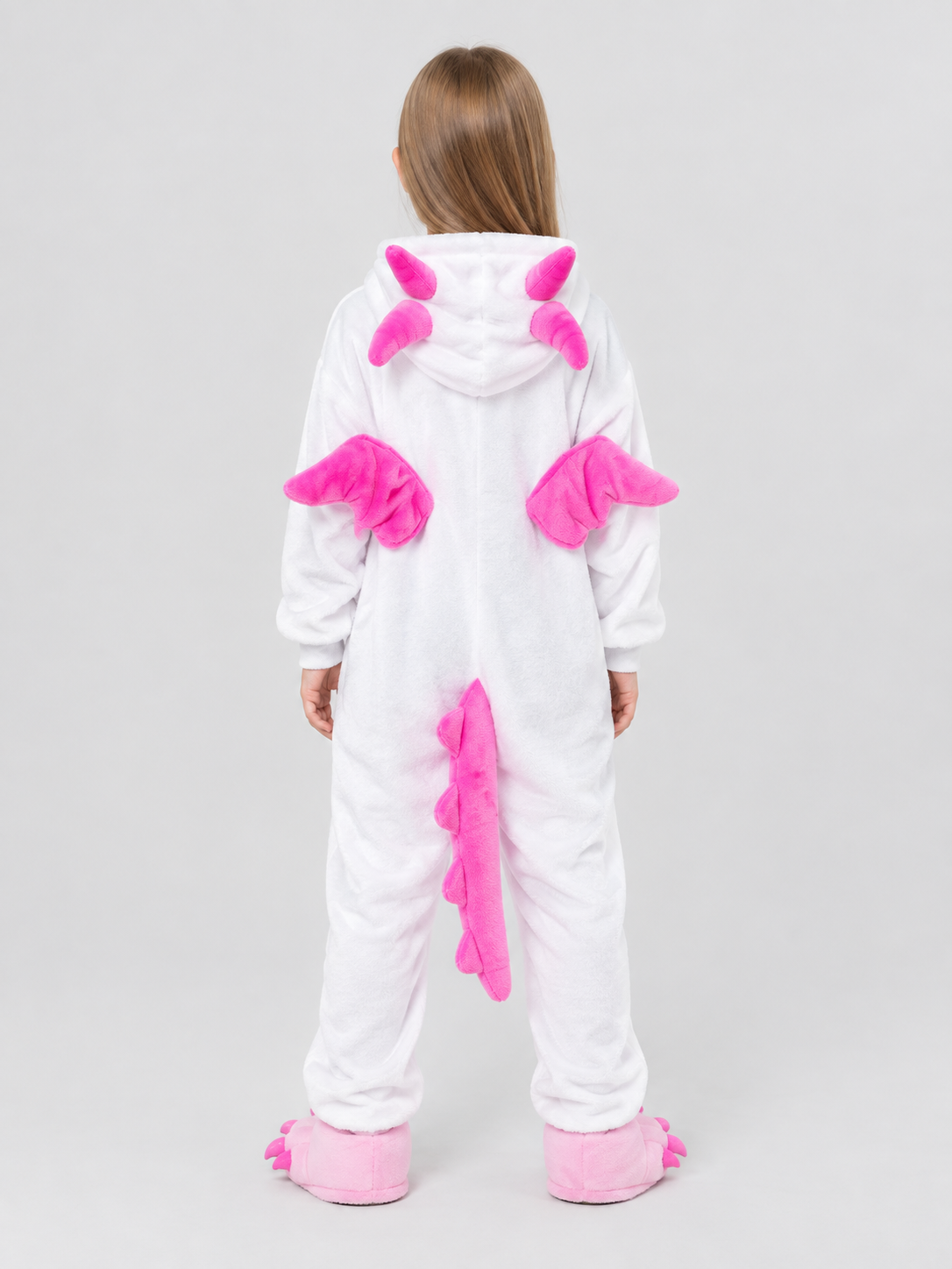 Kids' Dragon One-Piece Pajama with Tail