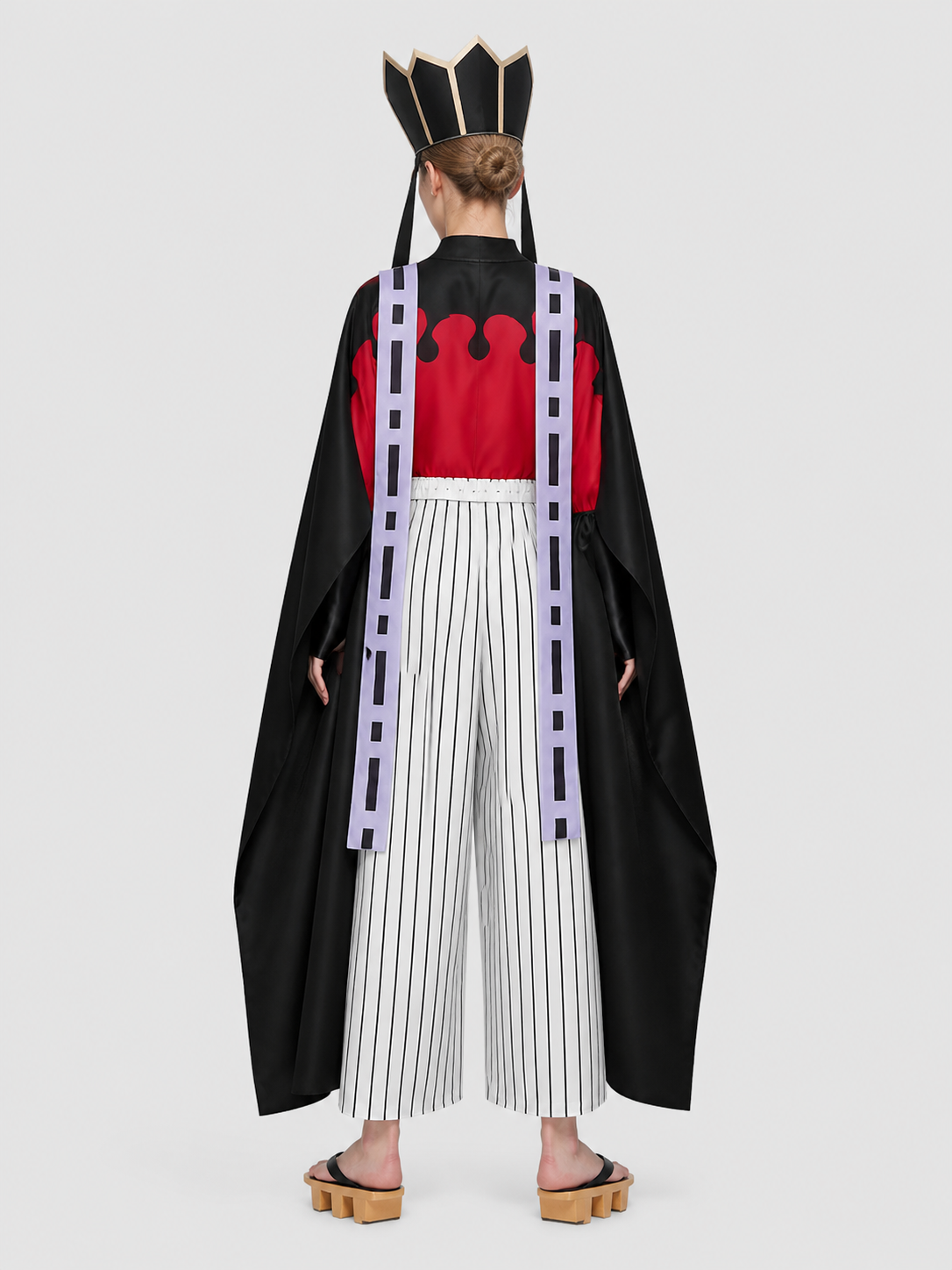 Anime Cosplay Douma Costume with Cloak and Pants