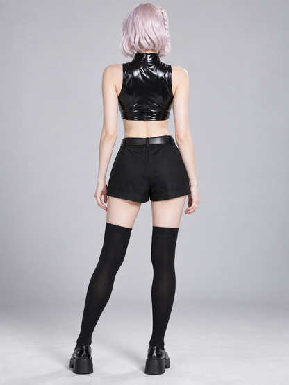 Vampire-Style Cosplay Costume with Fangs