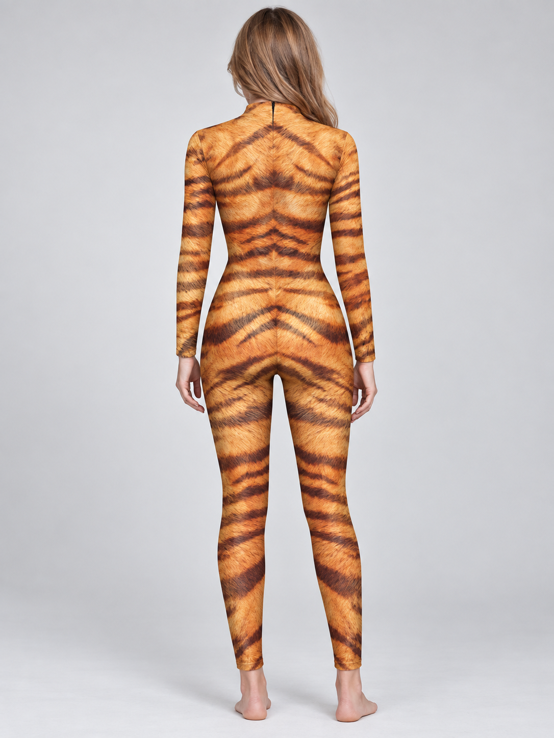 Tiger 3D Print Jumpsuit for Cosplay