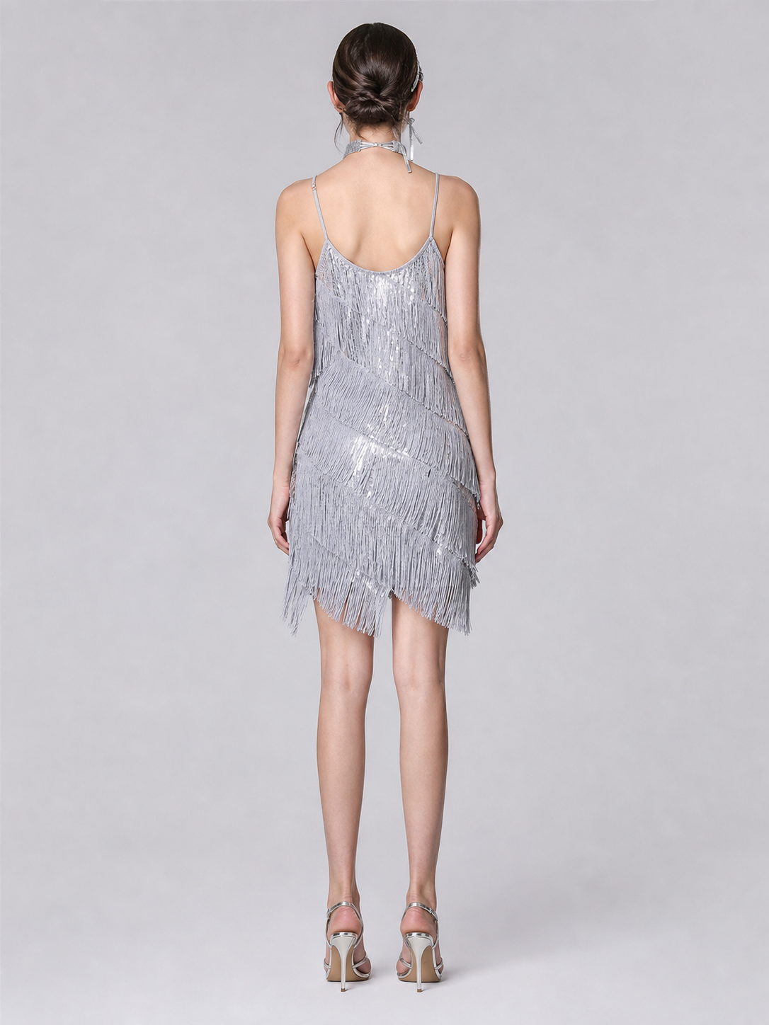 Fringe Mini Dress for Parties and Stage