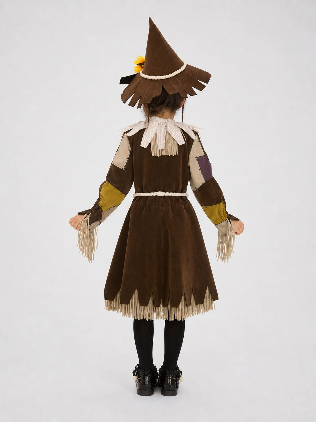 Scarecrow Stage Costume with Hat and Fringe