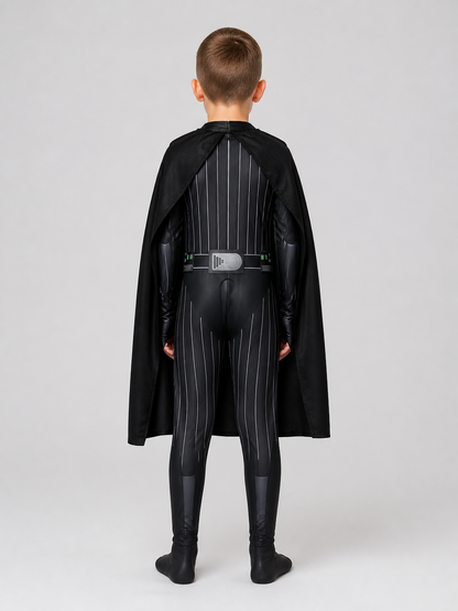 Darth Vader Costume, Jumpsuit with Cape back view