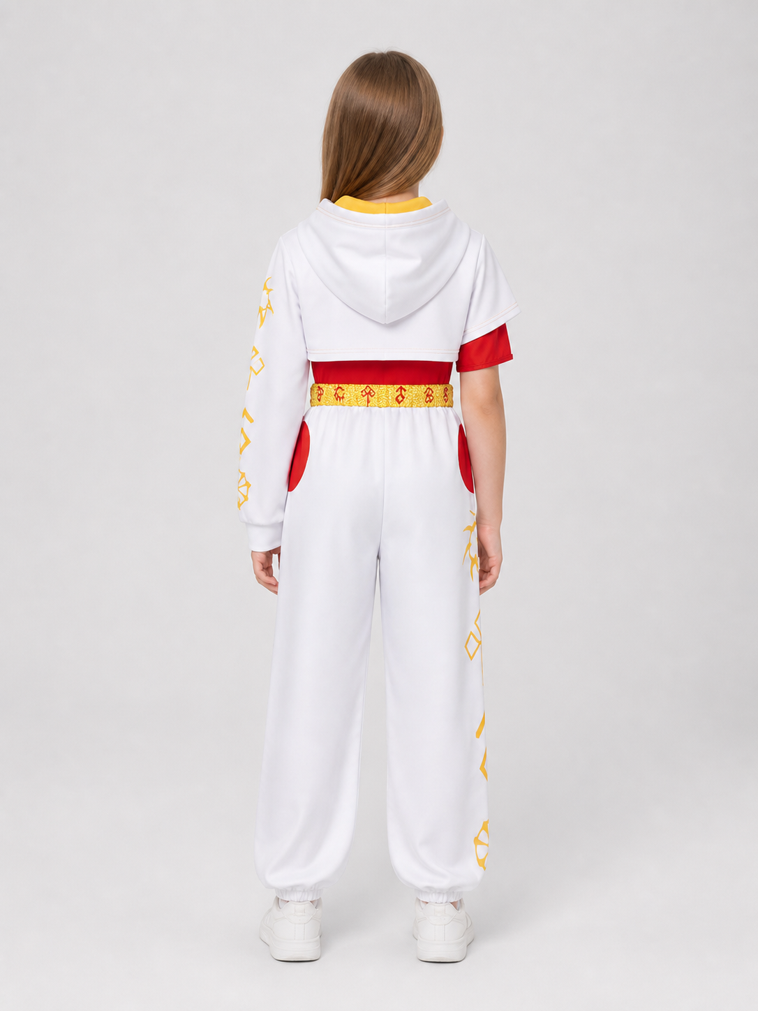 Zombie High School 4 Cosplay Costume, 3 Pieces back view
