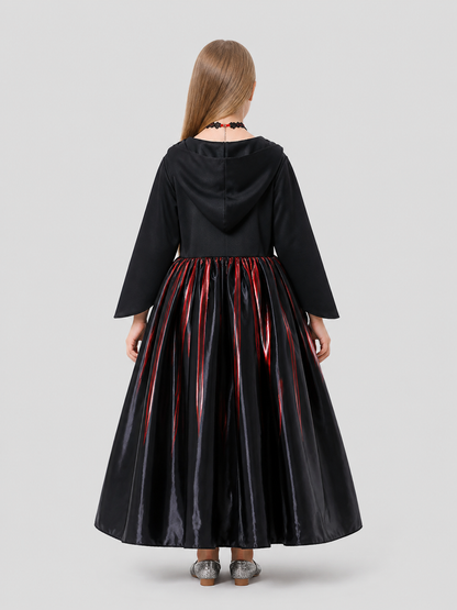 Children's Witch Costume Dress with Bloodstains back view