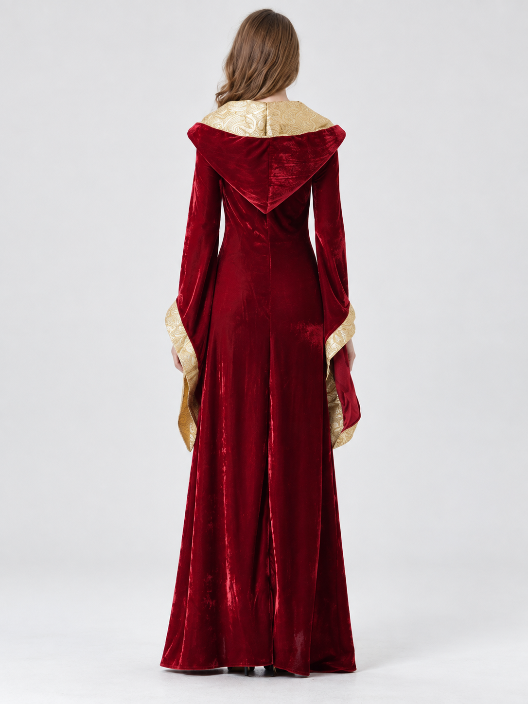 Adult Costume, Hooded Vampire Dress