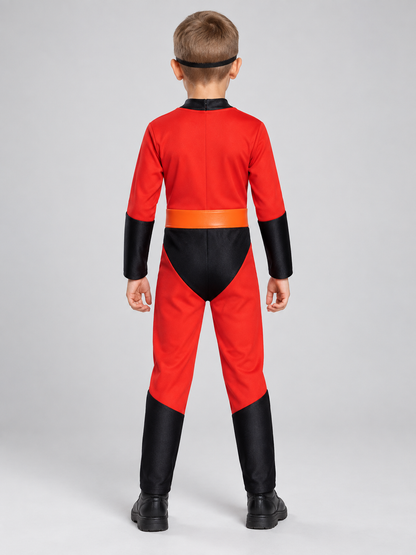 Kids' Superhero Costume with Mask