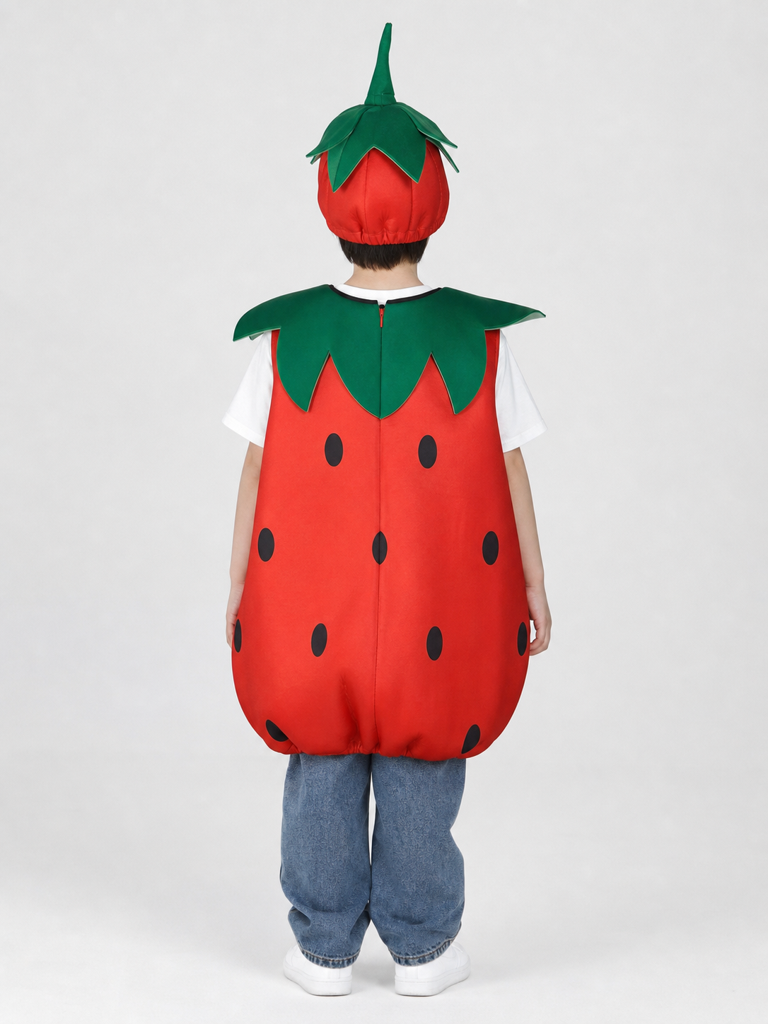 Adult Strawberry Costume with Mask