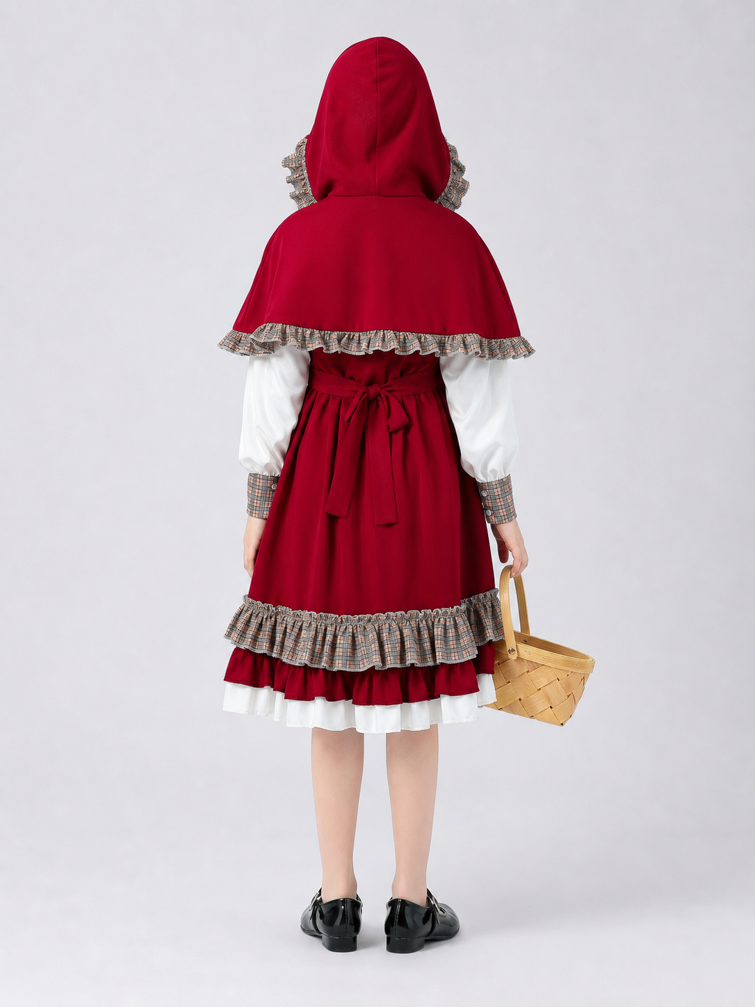 Children’s Little Red Riding Hood Costume: Dress and Cape