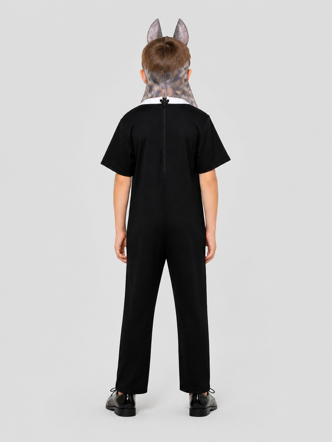 Horse Costume: Jumpsuit and Mask back view