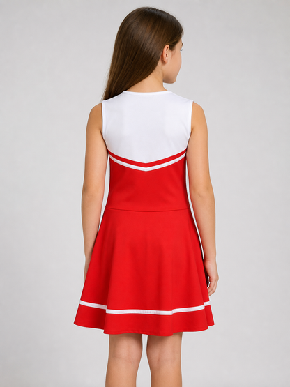 Cheerleading-Style Stage Dress with Cheer