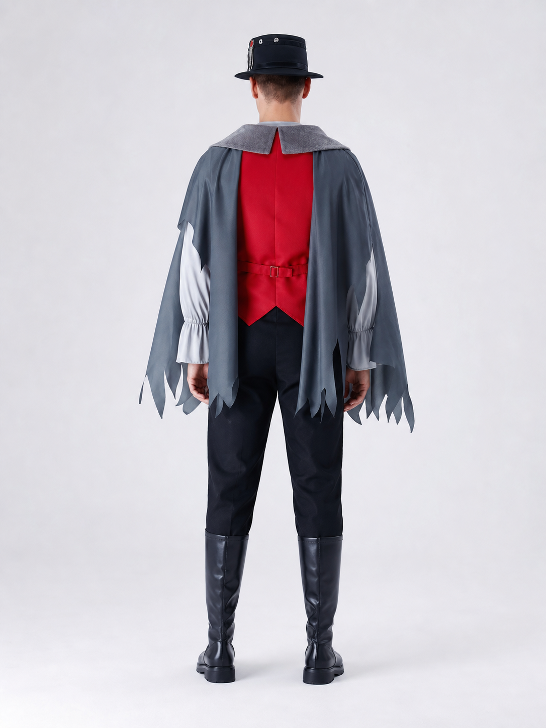 Halloween Vampire Costume with Cape and Hat