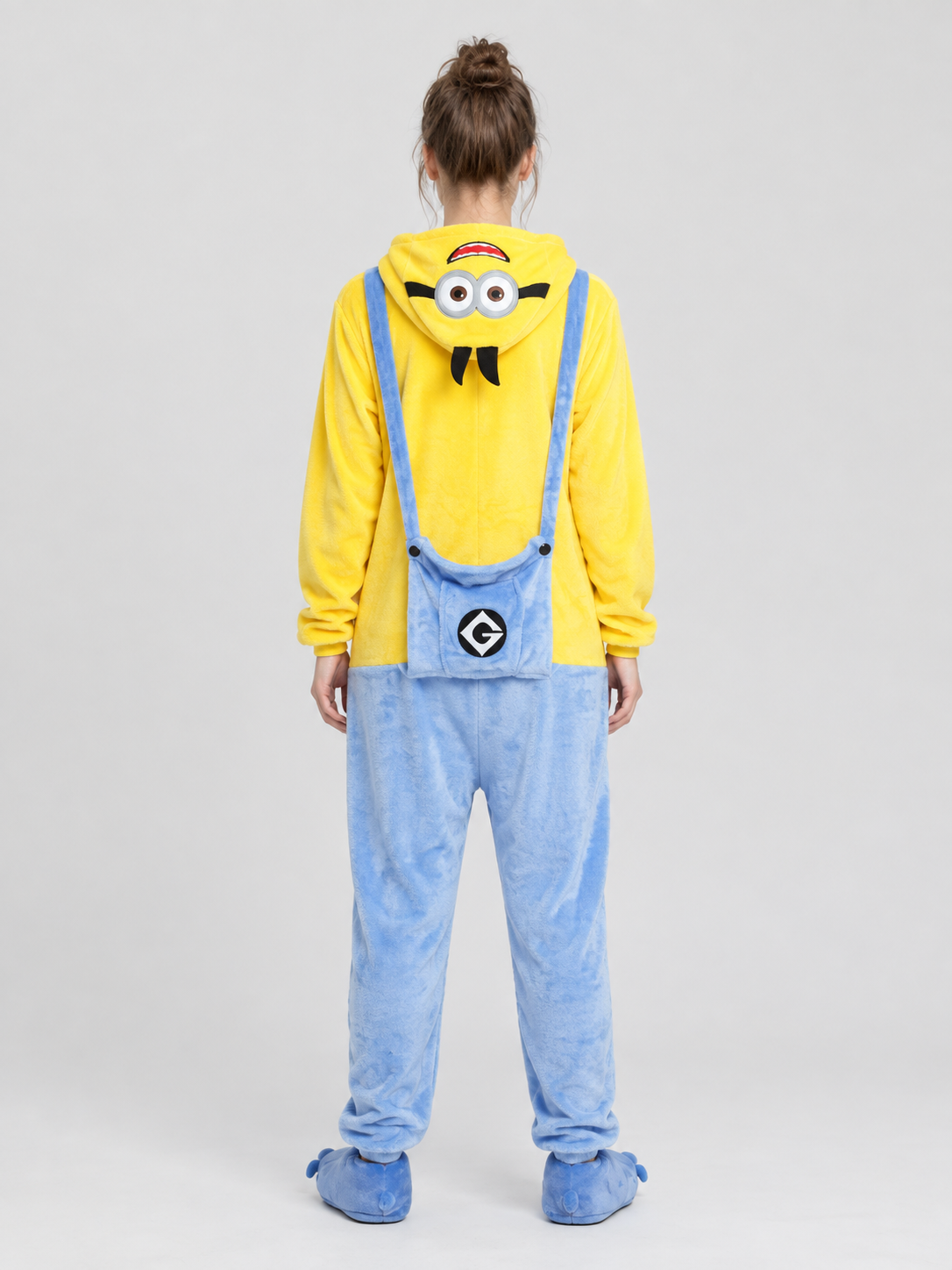 Insulated Flannel Hooded Pajama Jumpsuit