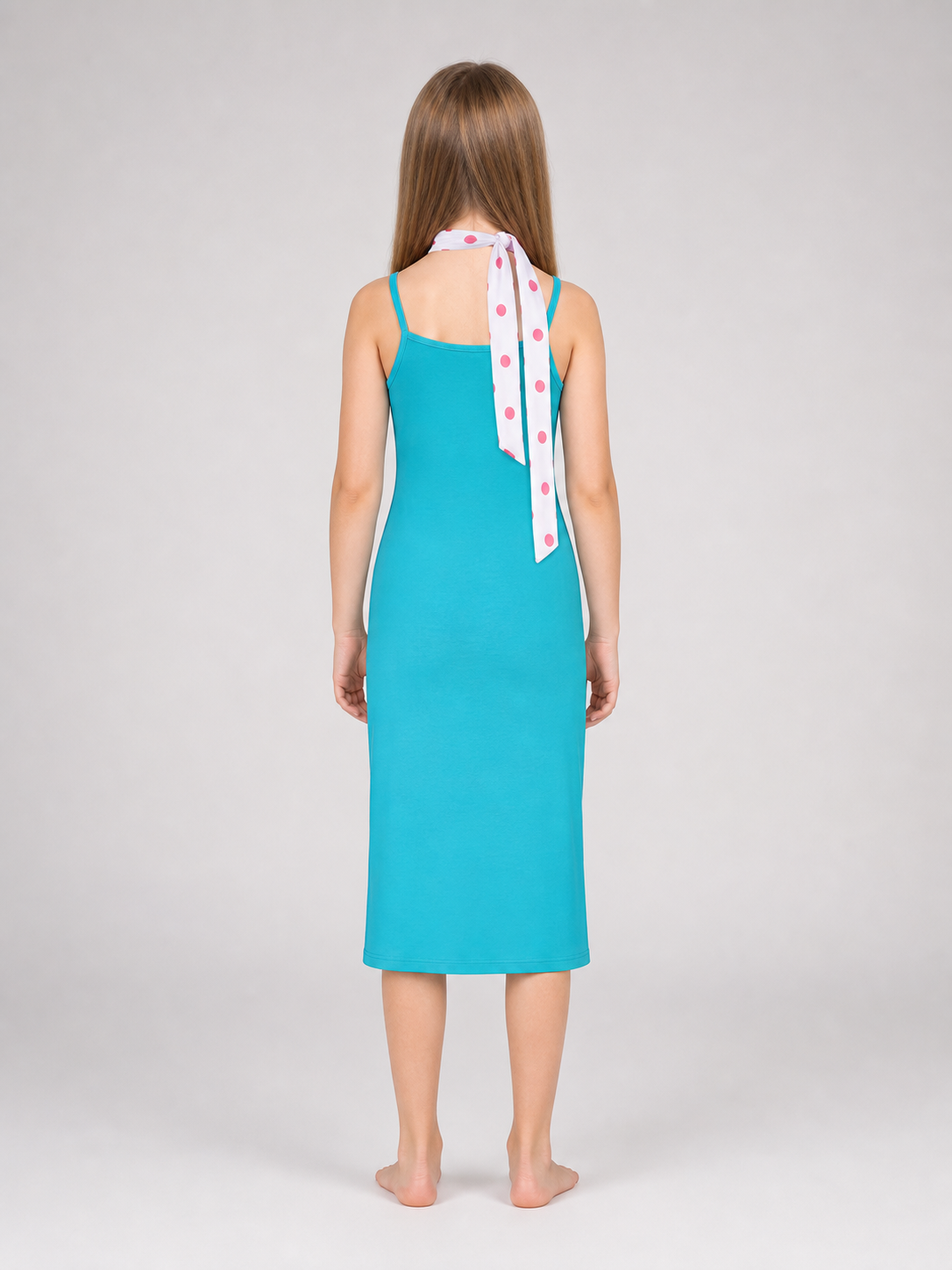 Lucy Cosplay Costume: Turquoise Dress and Scarf