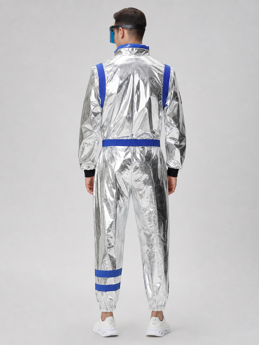 One-Piece Astronaut Costume for Cosplay with Decorative Details