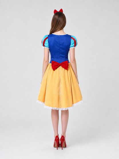 Snow White Costume Dress with Cape
