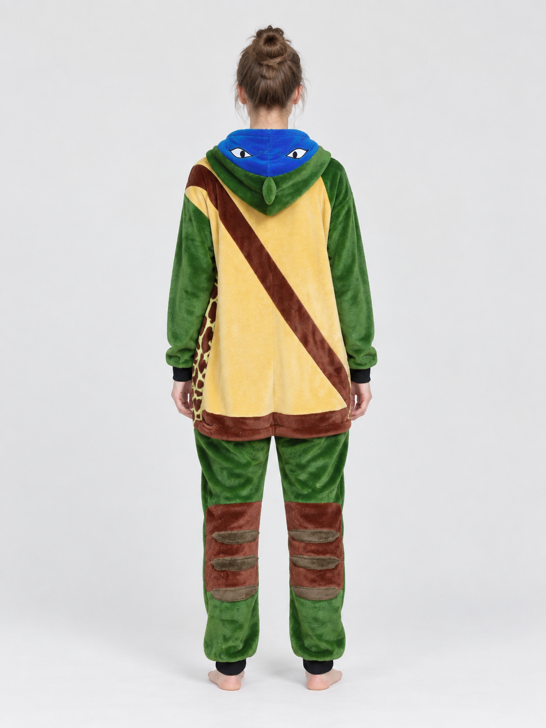 Dragon one-piece pajama with hood and zipper