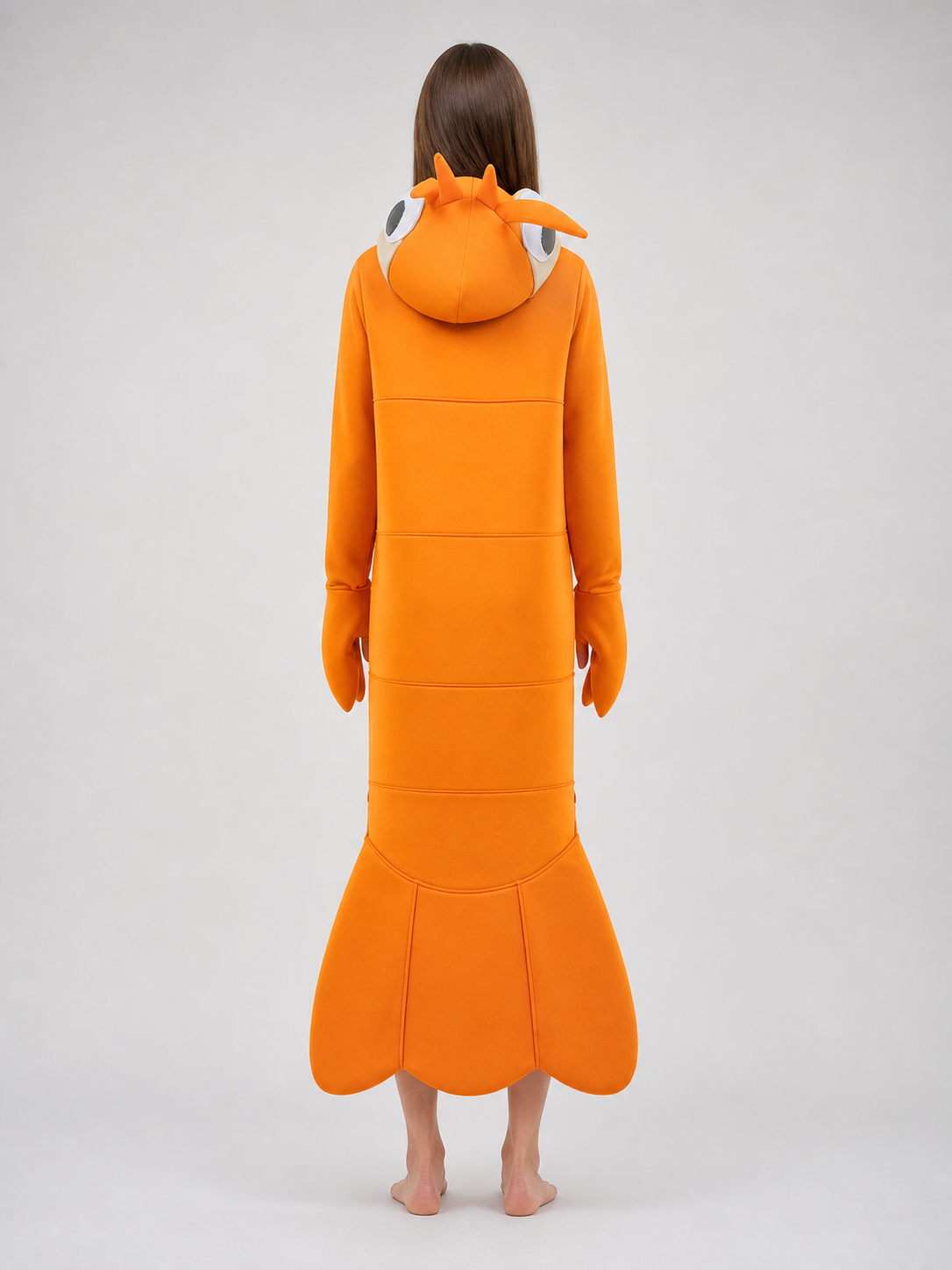 Shrimp One-Piece Costume with Hood