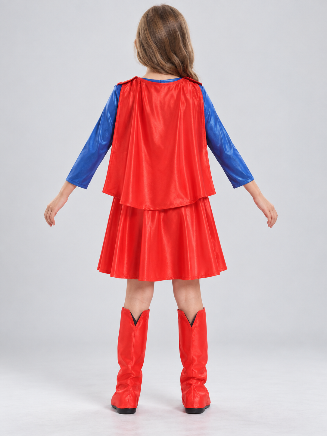 Kids' Superhero Carnival Costume with Cape and Belt