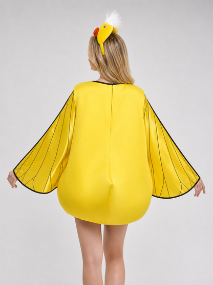 Duck costume with wings and headband