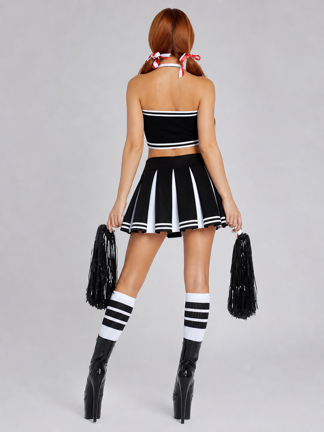Performance costume: top and pleated skirt