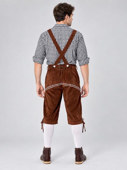 Oktoberfest Costume: Plaid Shirt and Breeches Shorts