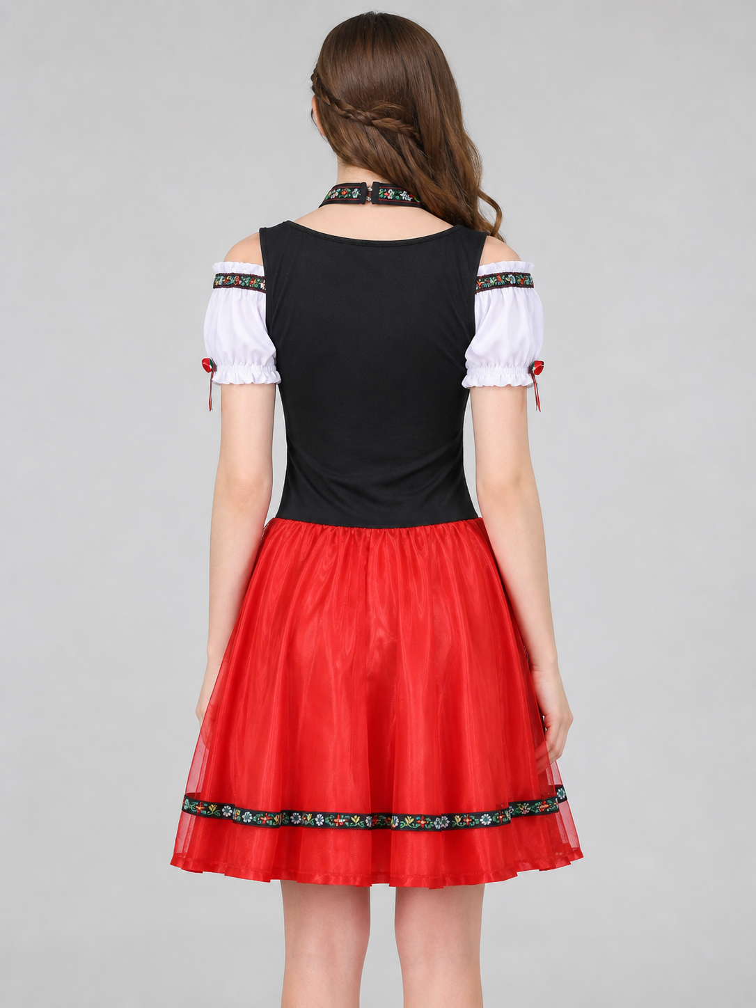 Ethnic Costume with Floral Headpiece