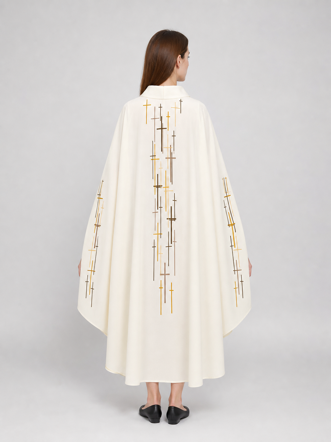 Religious Ceremonial Robe with Cross Pattern
