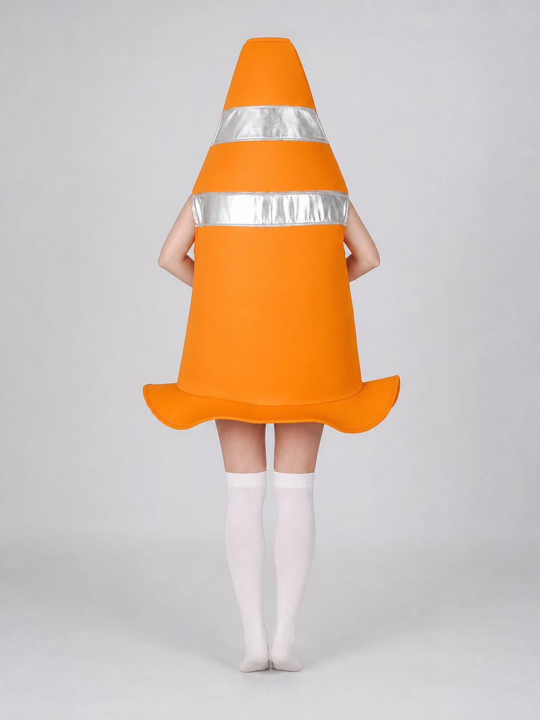 Adult Orange Traffic Cone Costume for Parties