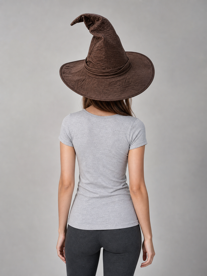 Carnival Witch Hat with Wide Brim