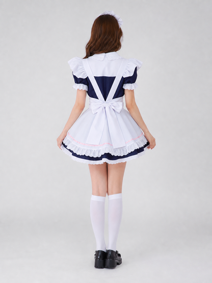 Maid-Style Cosplay Uniform Dress