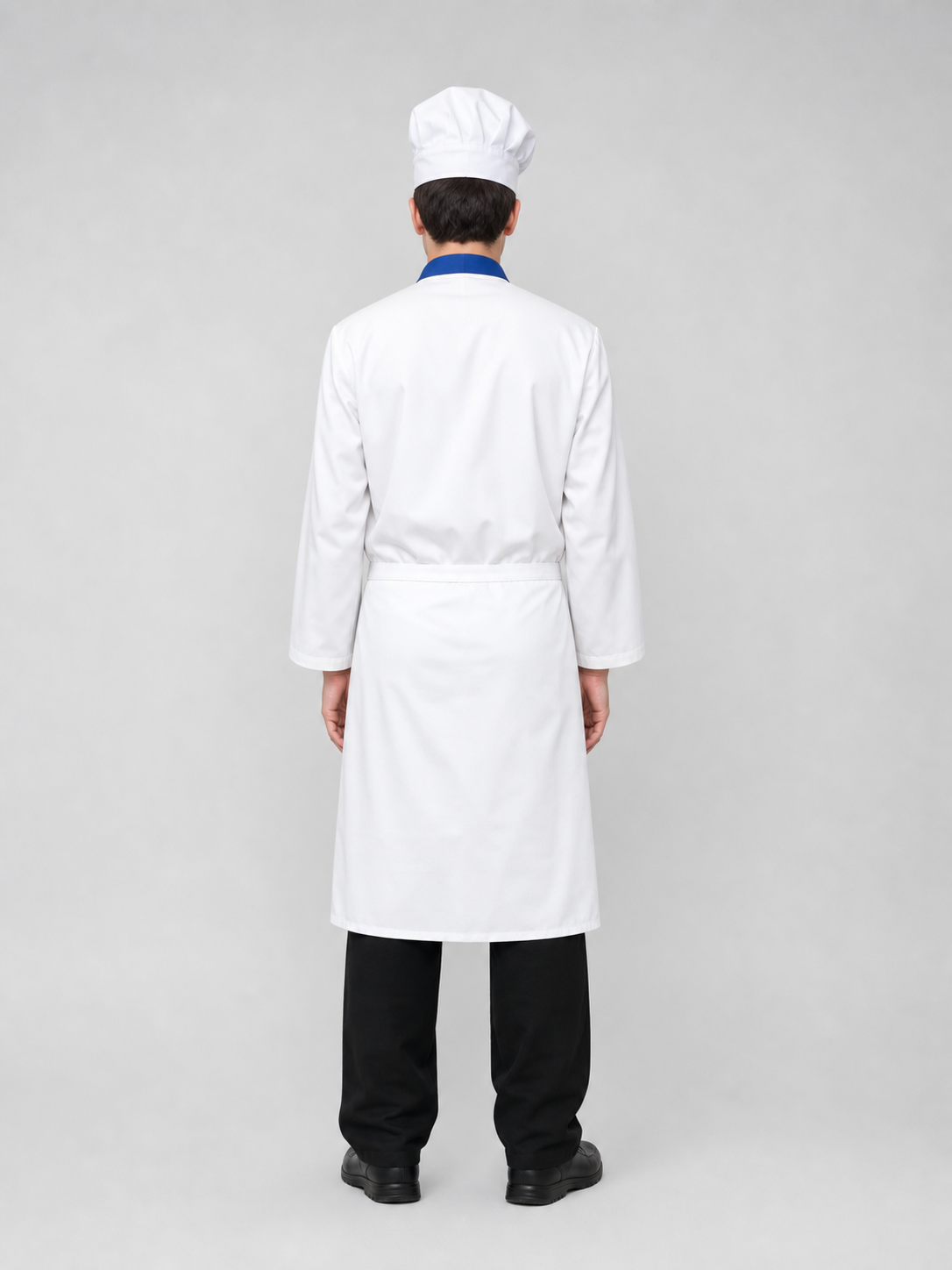 Halloween chef costume with apron and chef hat