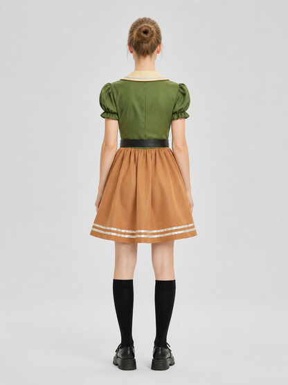 Zootopia Cosplay Dress: Sailor Collar back view