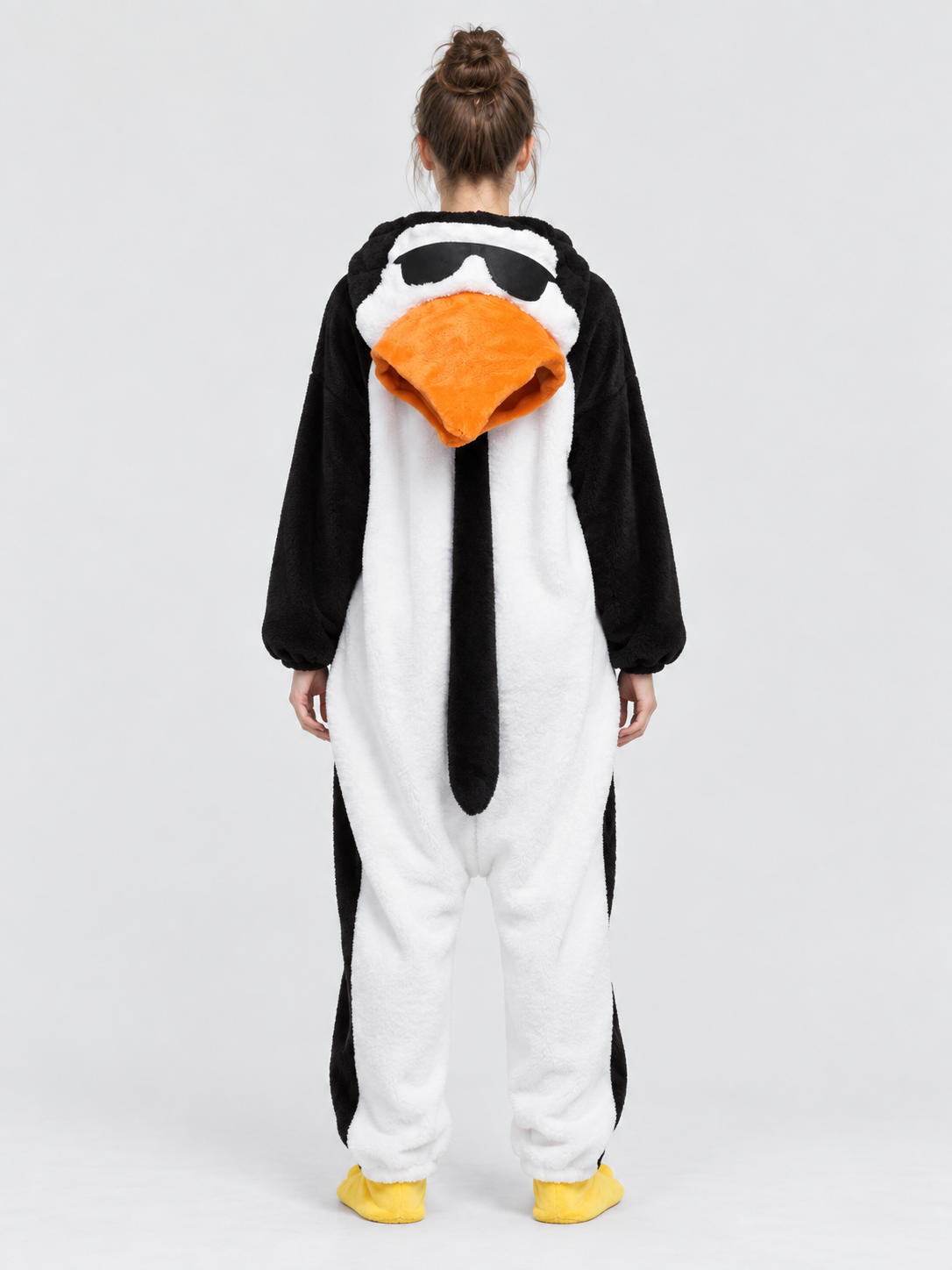 Penguin One-Piece Pajama with Padded Hood