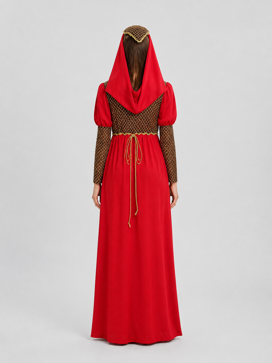 Arabic-Style Princess Costume for Halloween back view