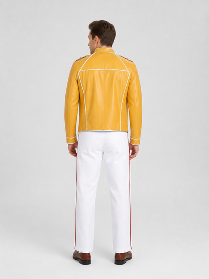 Freddie from Queen Costume for Cosplay and Stage Performance back view