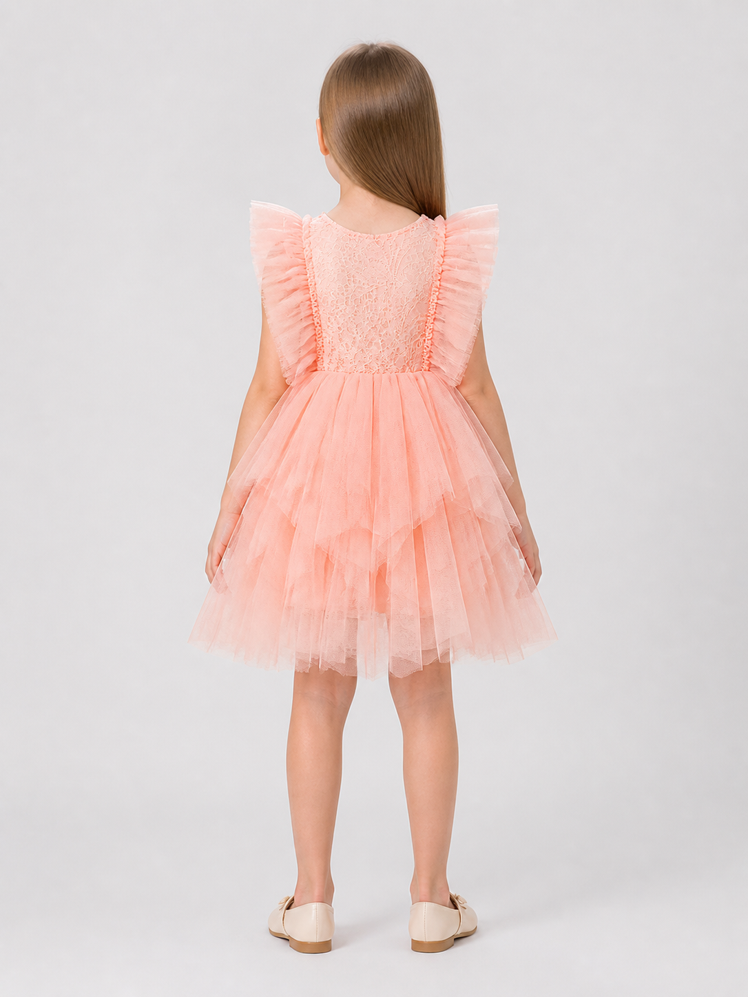 Lace and Tulle Princess Dress for a Birthday
