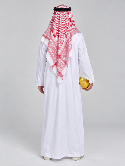 Eastern-Style Costume with Headscarf back view