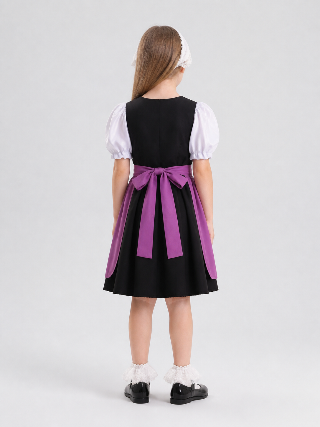 Children’s Traditional Dress with Apron and Full Skirt