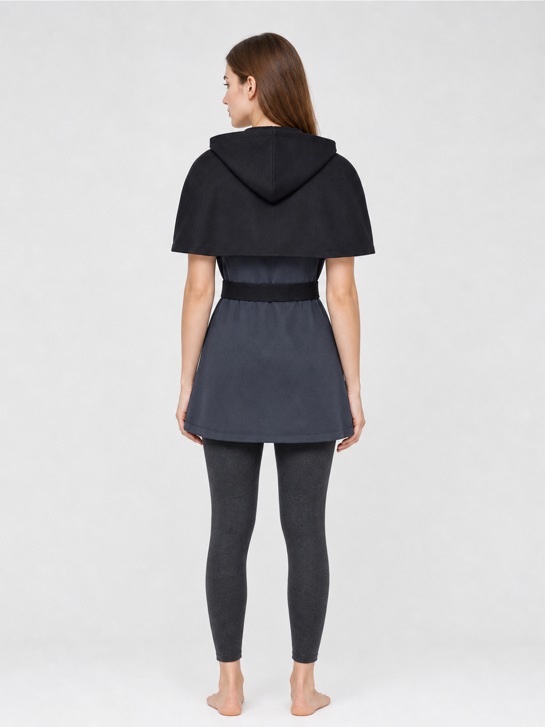 Amity Cosplay Dress with Hood and Wide Belt