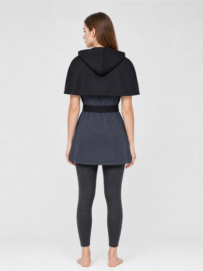 Amity Cosplay Dress with Hood and Wide Belt