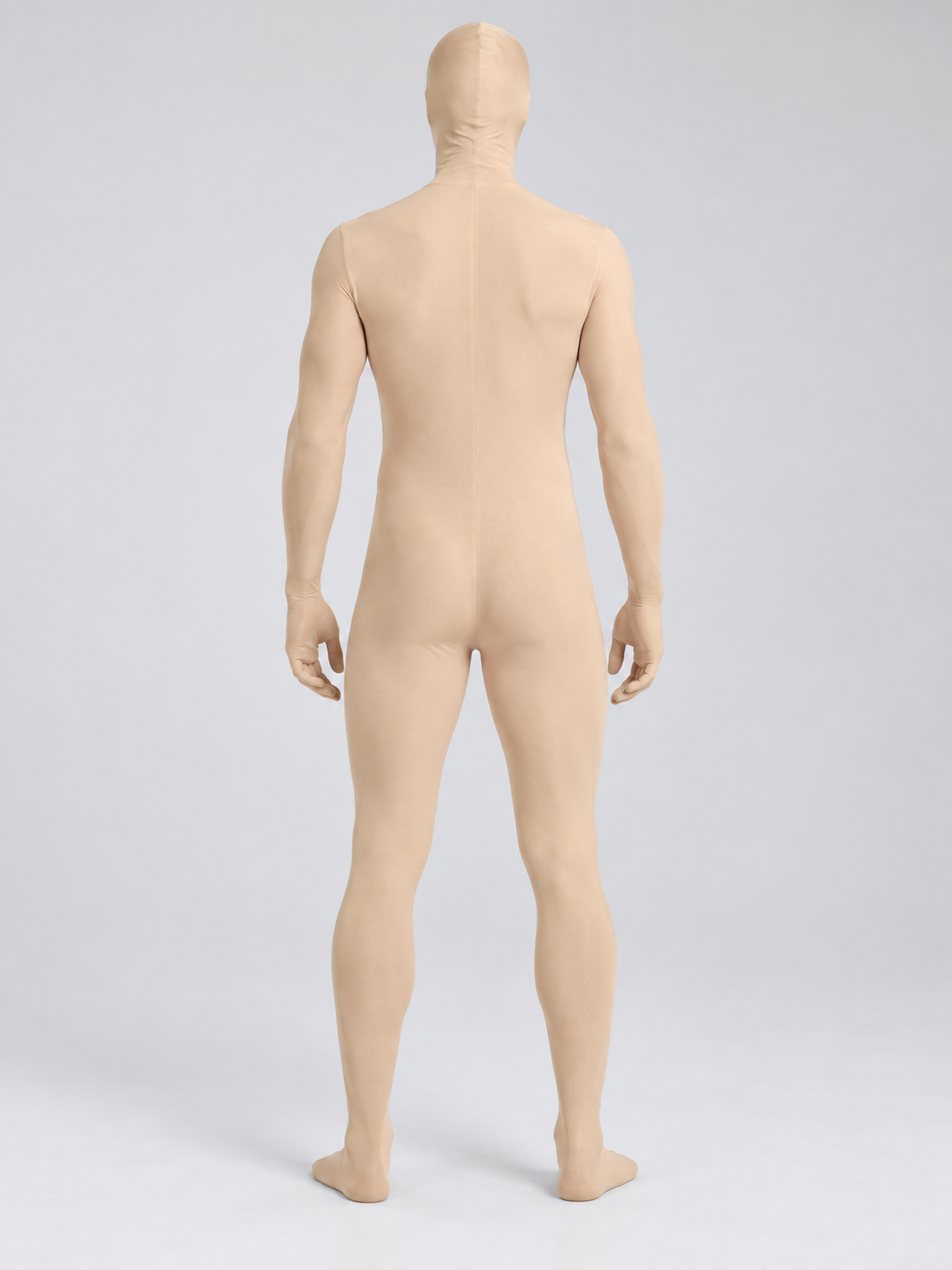 Fitted Full-Body Bodysuit in Nude
