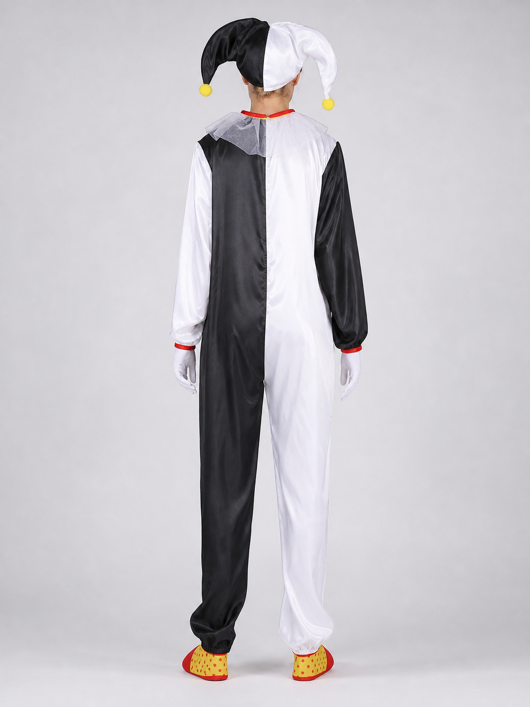 Clown Costume with Mask and Hat